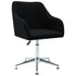 Swen Studio -  Swivel Dining Chairs 6 pcs Black Fabric (UK/IE/FI/NO only) (6x331504)
